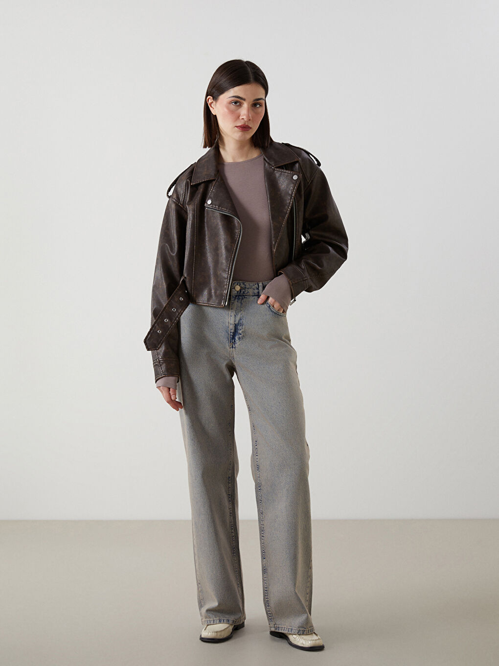 Baggy Fit Women's Jean Trousers -S5MI52Z8-311