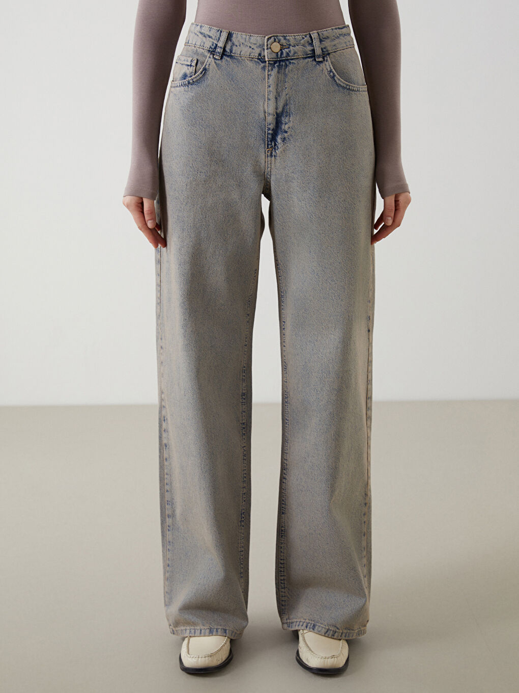 Baggy Fit Women's Jean Trousers -S5MI52Z8-311