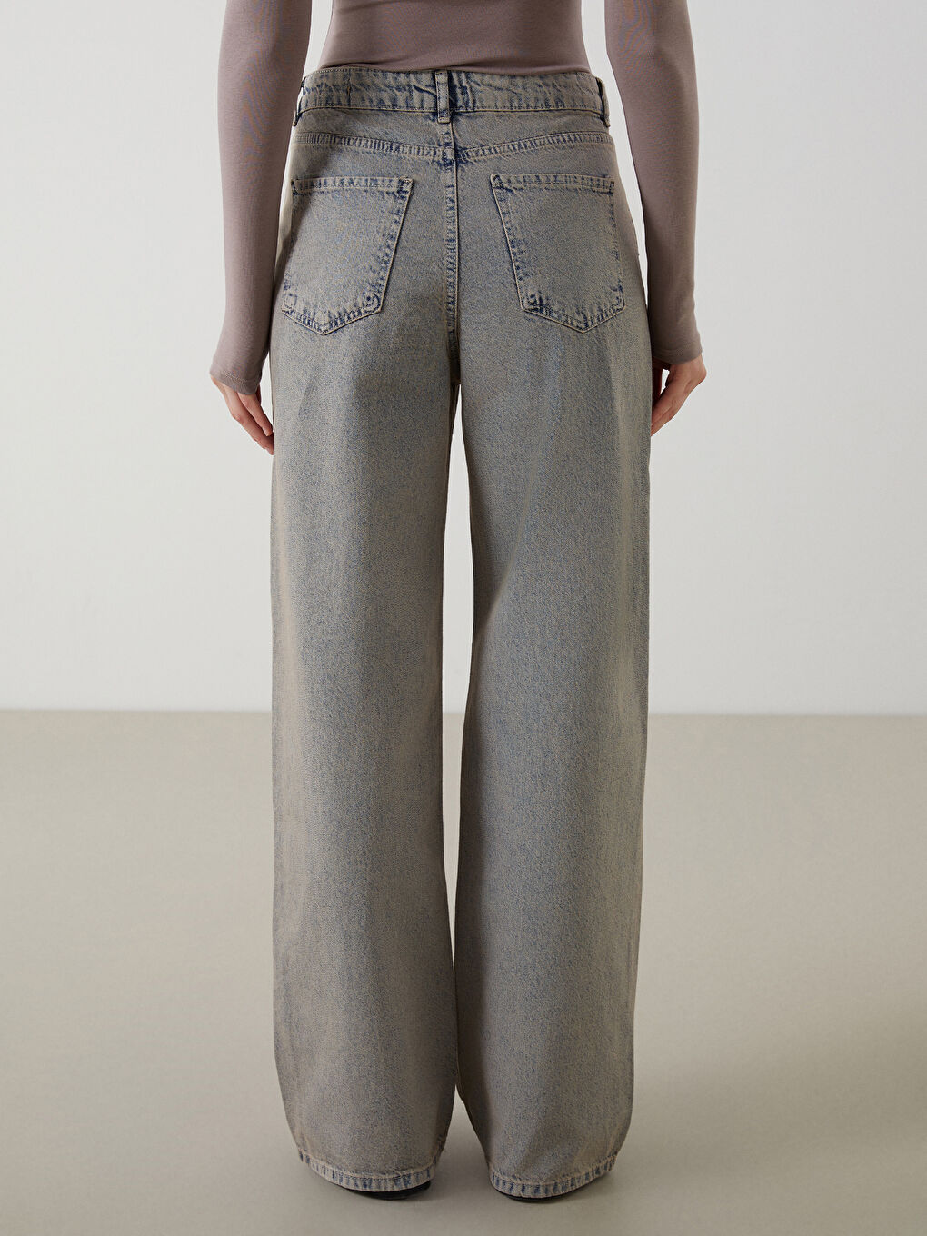 Baggy Fit Women's Jean Trousers -S5MI52Z8-311