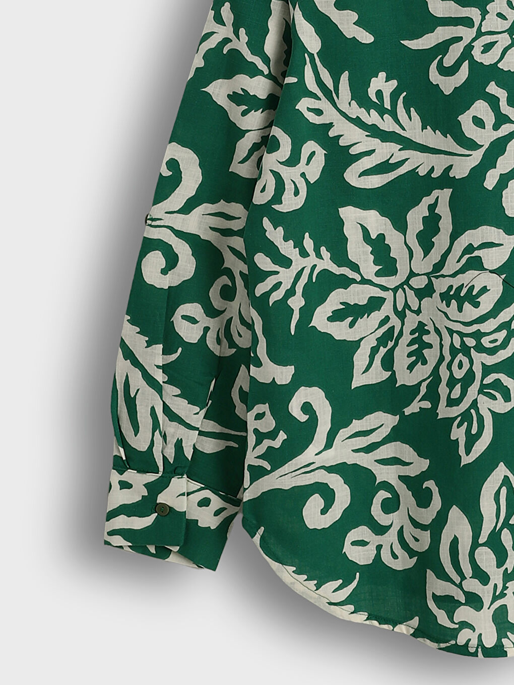 Patterned Poplin Women's Shirt-7