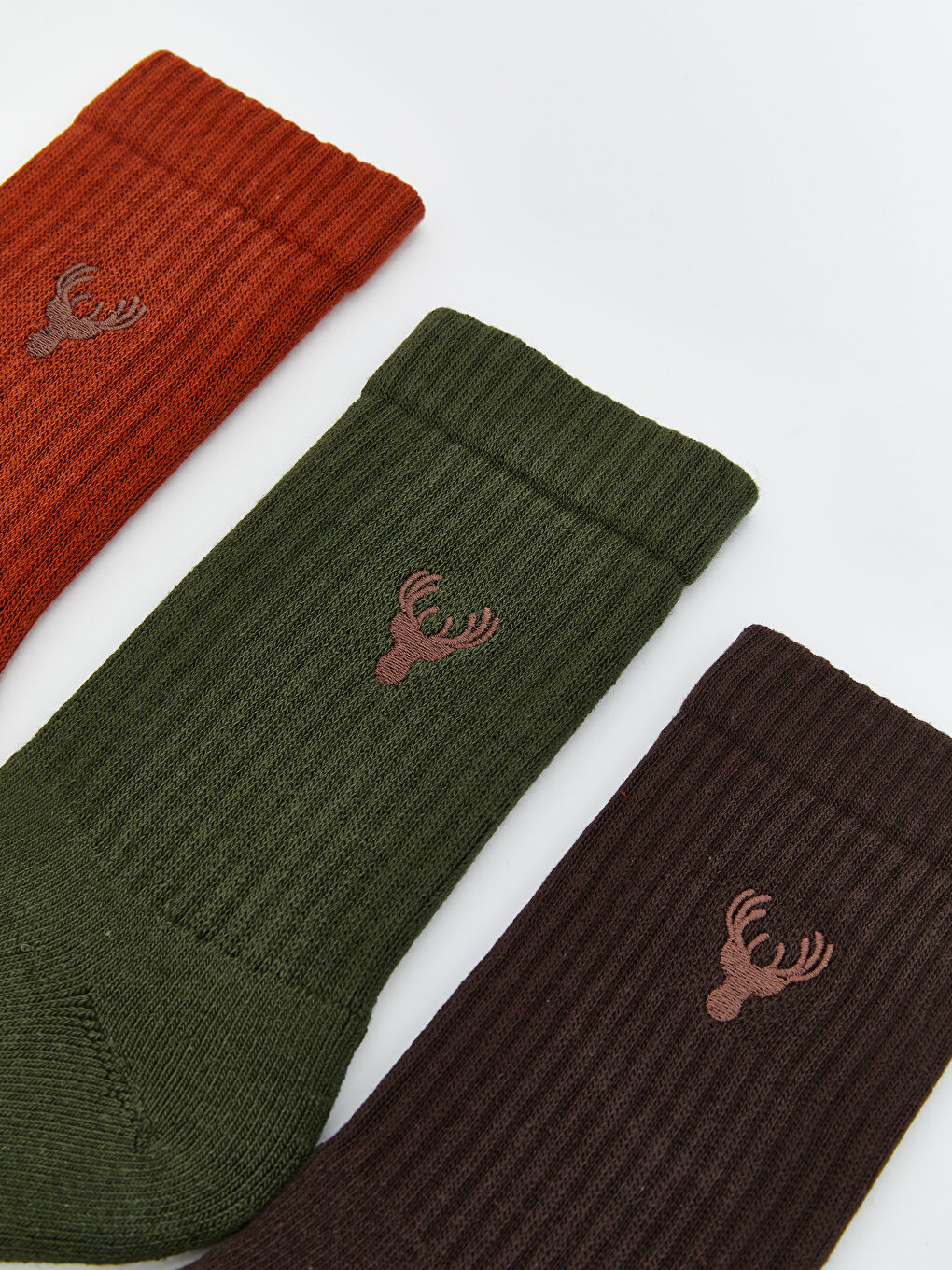 Embroidered Men's Ankle Socks 3-packs-3