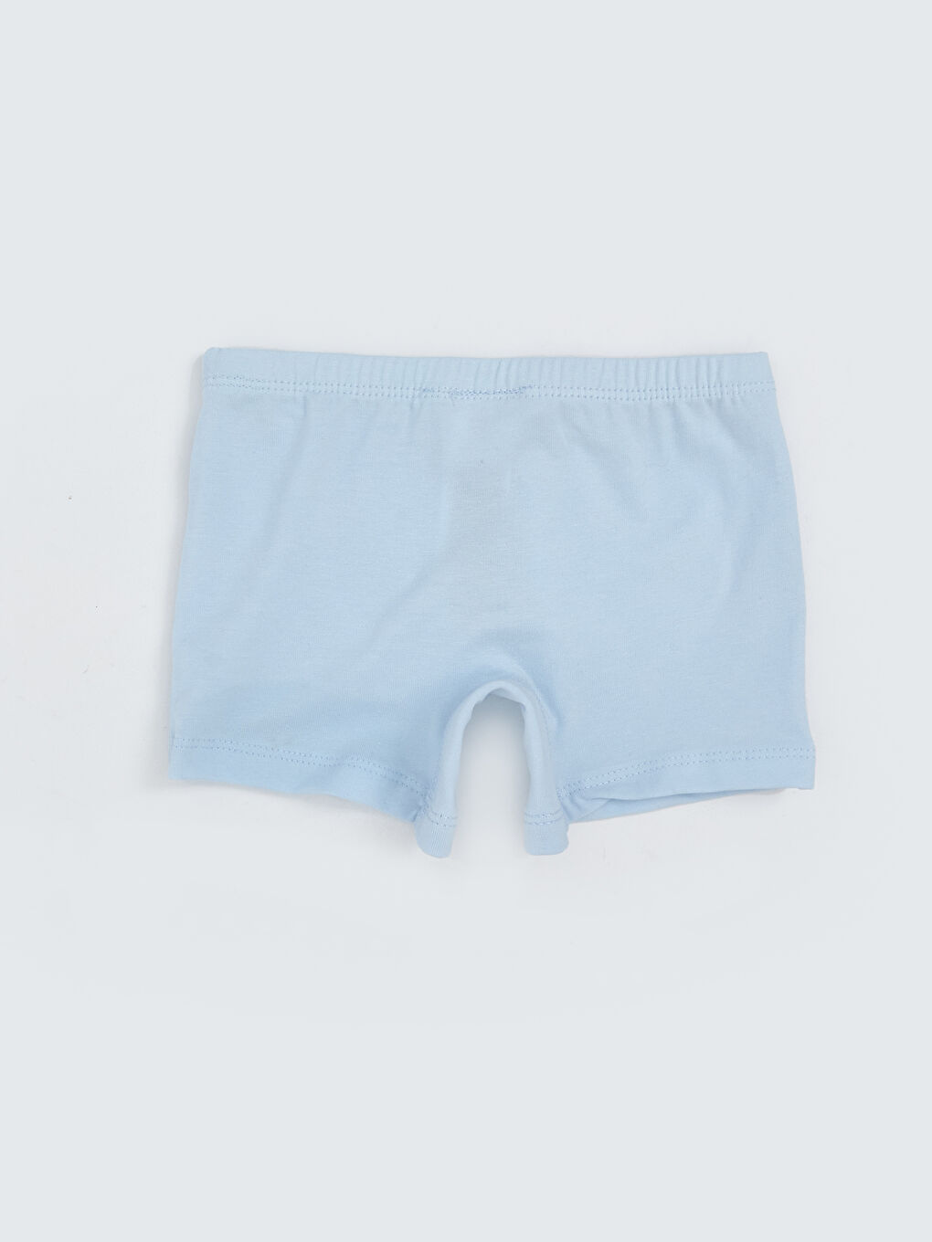 Mavi Beli Lastikli Basic Kız Çocuk Boxer-1