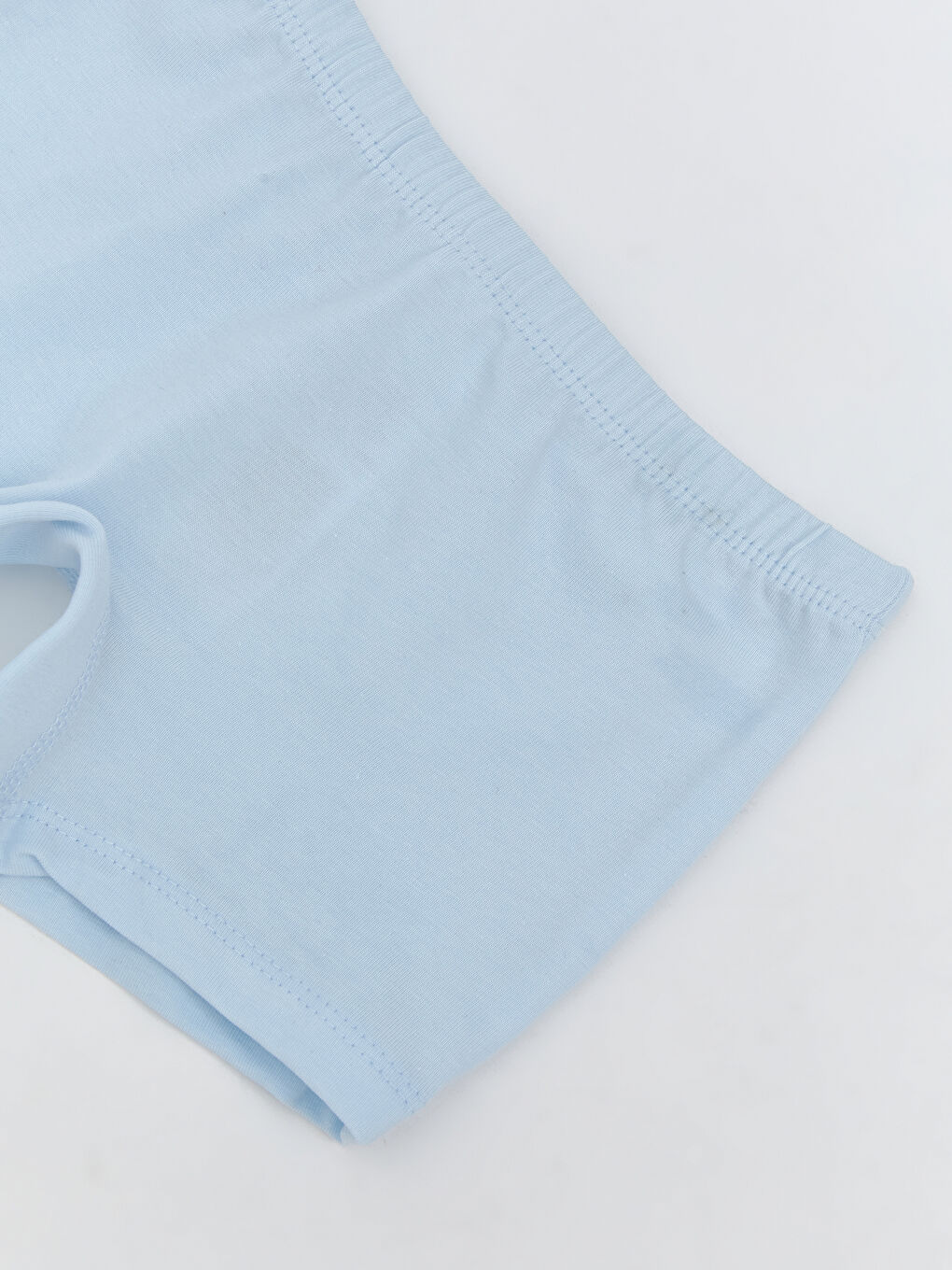 Mavi Beli Lastikli Basic Kız Çocuk Boxer-2