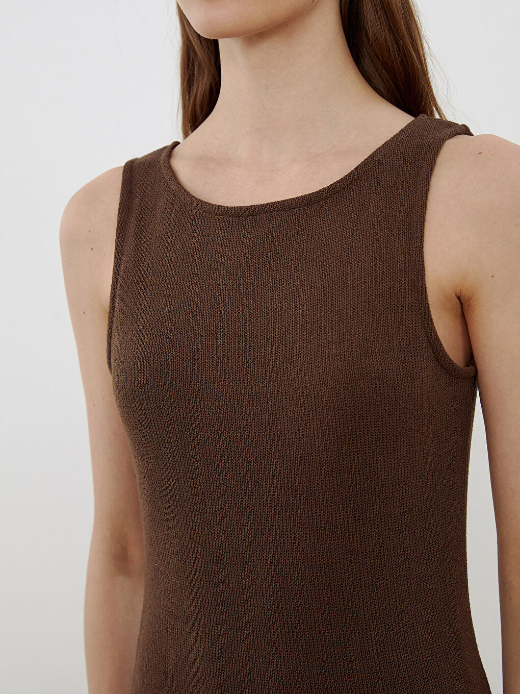 Crew Neck Bohemian Dress-2