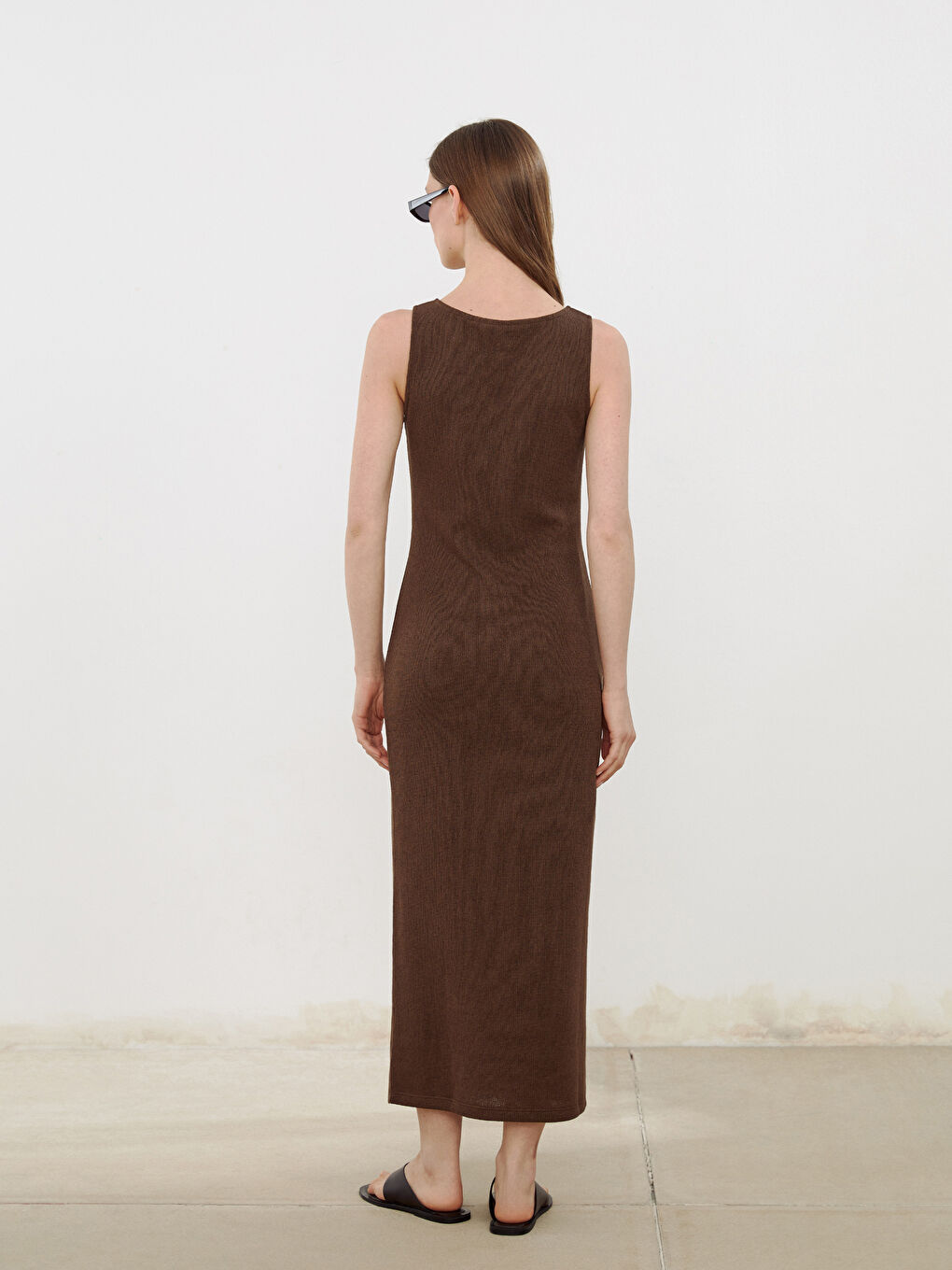 Crew Neck Bohemian Dress-3