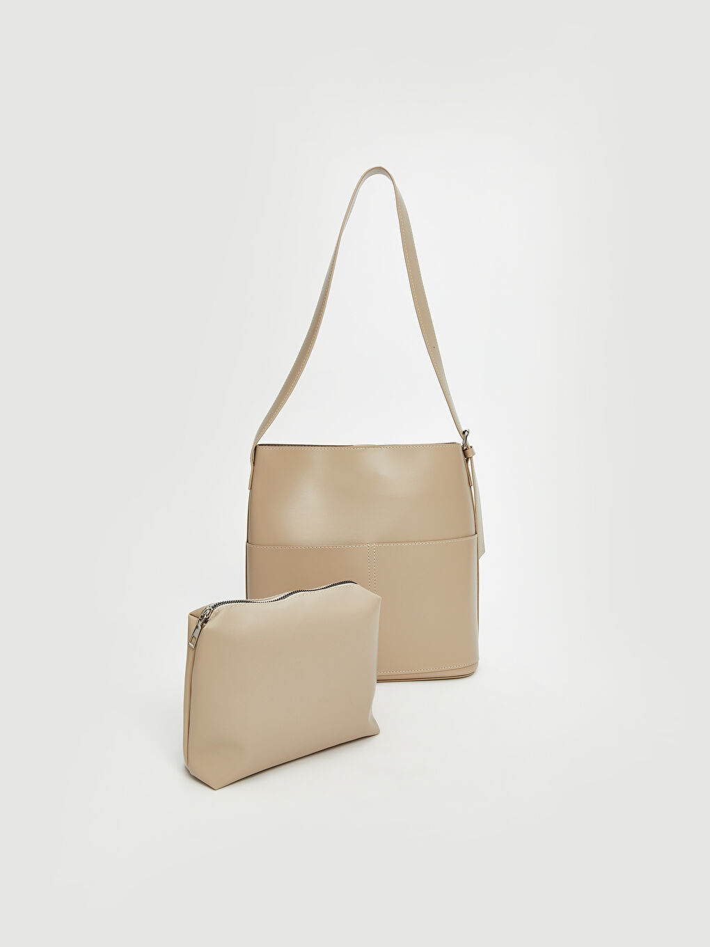 Leather-Look Women’S Handbag And Wallet -S5MJ31Z8-CR8