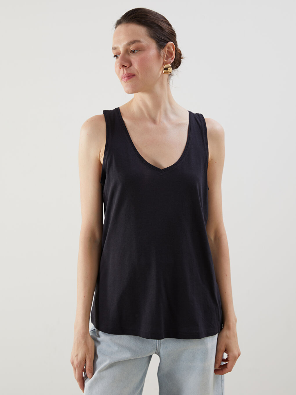 LC Waikiki Woman BLACK Tank Top -S5MJ46Z8-CVL