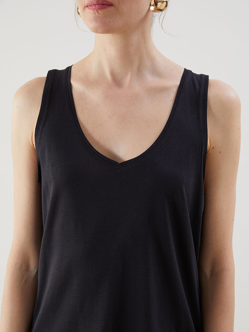 LC Waikiki Woman BLACK Tank Top -S5MJ46Z8-CVL