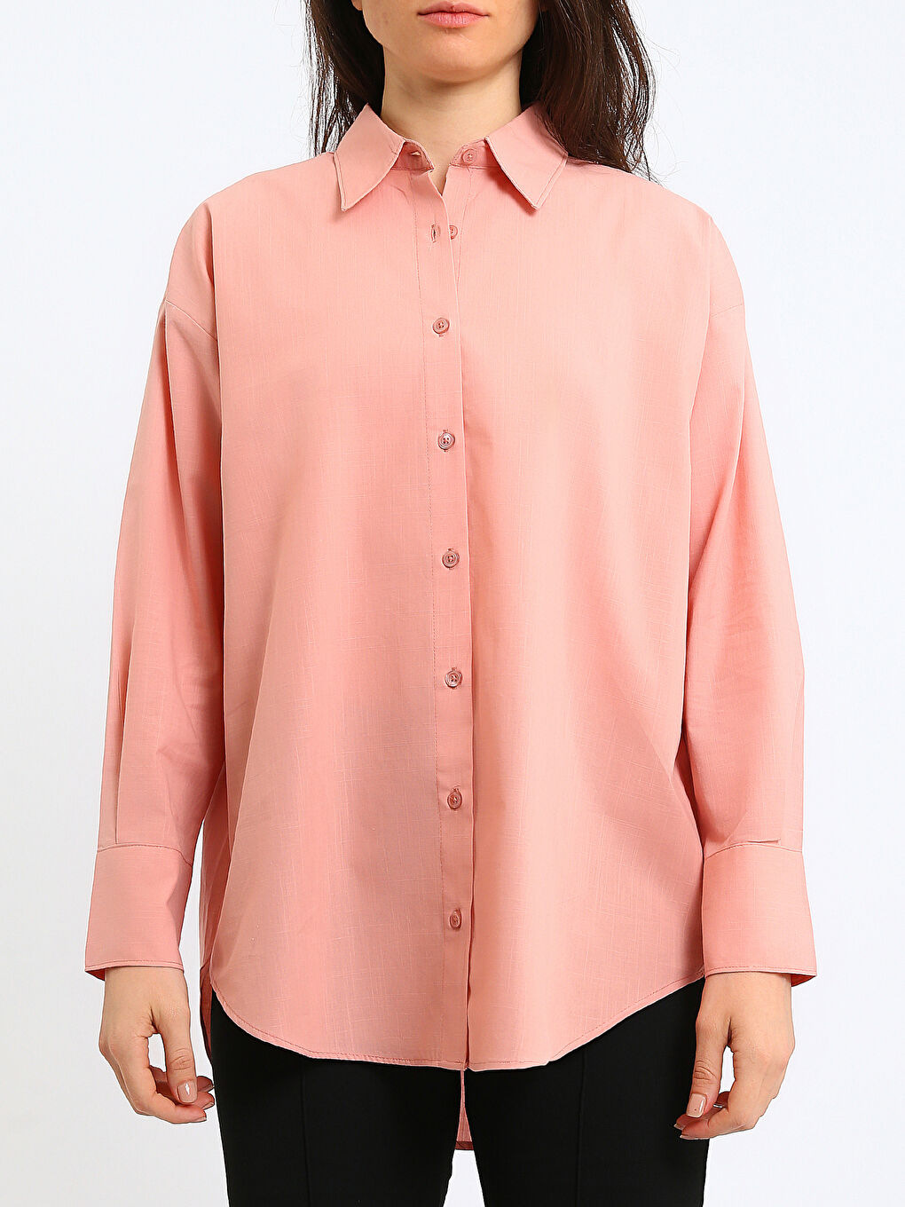 Plain Oversize Women's Shirt