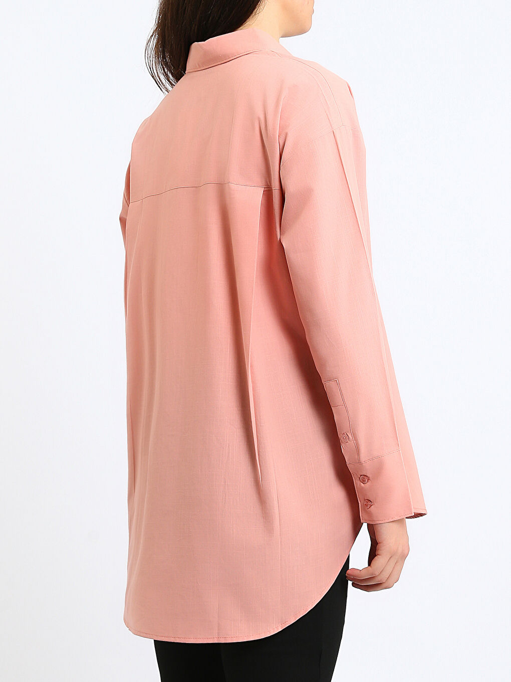 Plain Oversize Women's Shirt-4