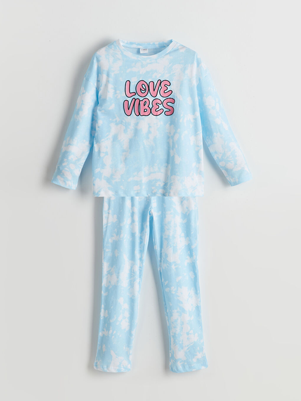 Crew Neck Girls Pajama Set -S5MJ81Z4-LQQ