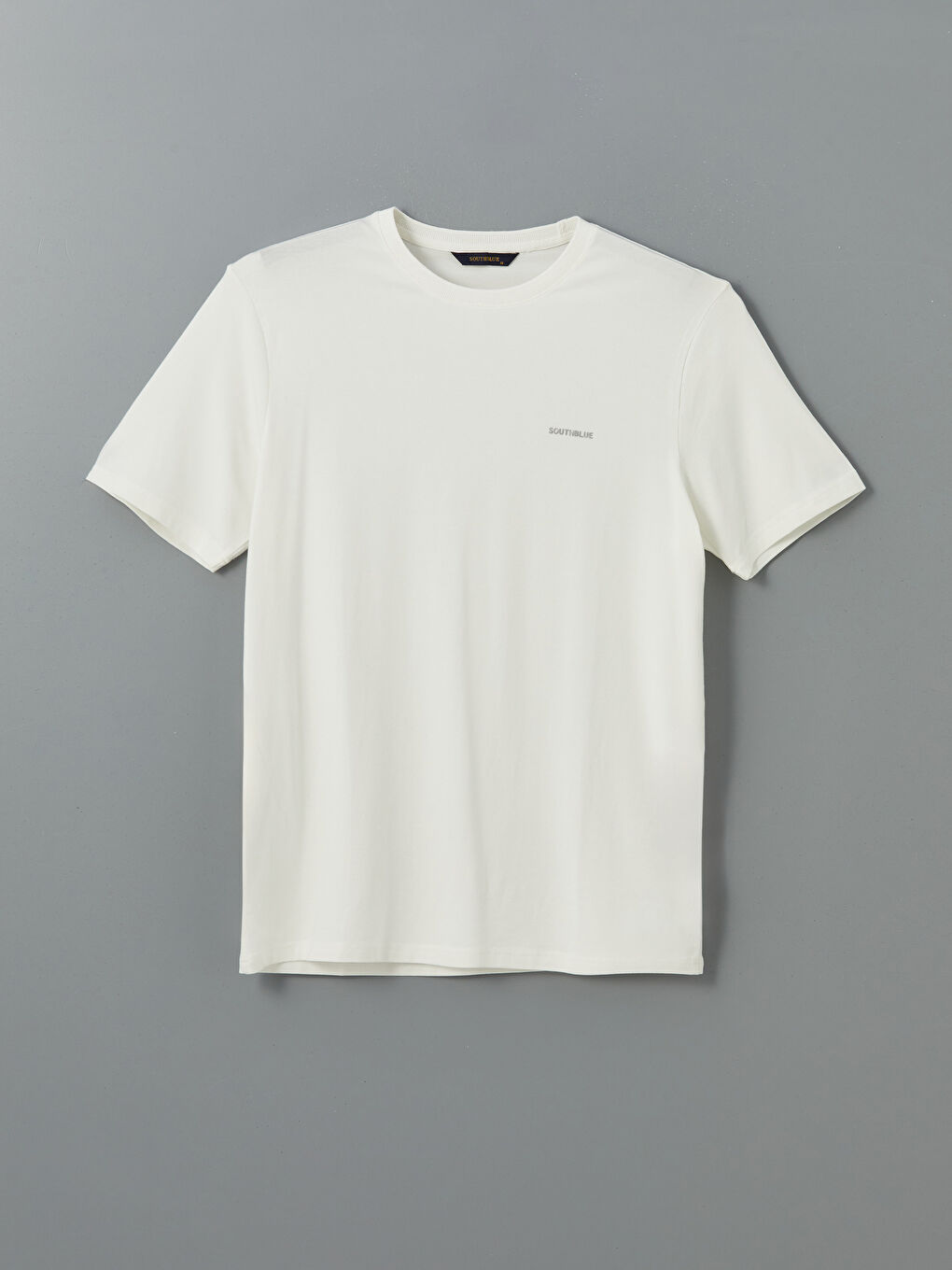 Crew Neck Short Sleeve Printed Combed Cotton Men's T-shirt -S5MJ98Z8-R9J