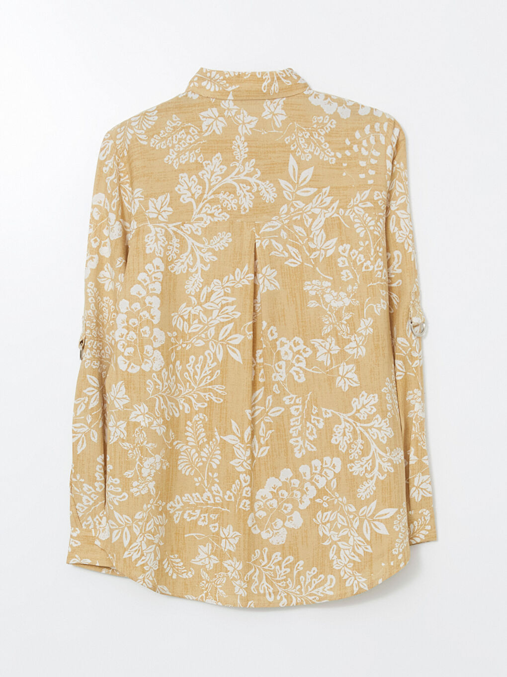 LCWAIKIKI Classic Floral Linen Blend Women's Shirt Tunic -S5MK02Z8-LUE