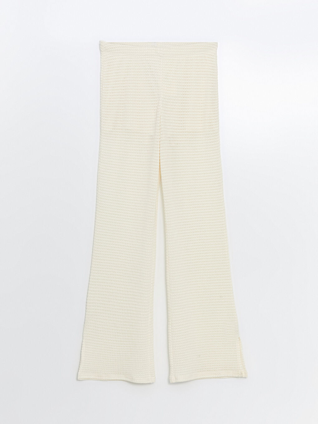 LC Waikiki Elasticated Waist Hole-Knitted Women's Trousers -S5MK30Z8-FDH