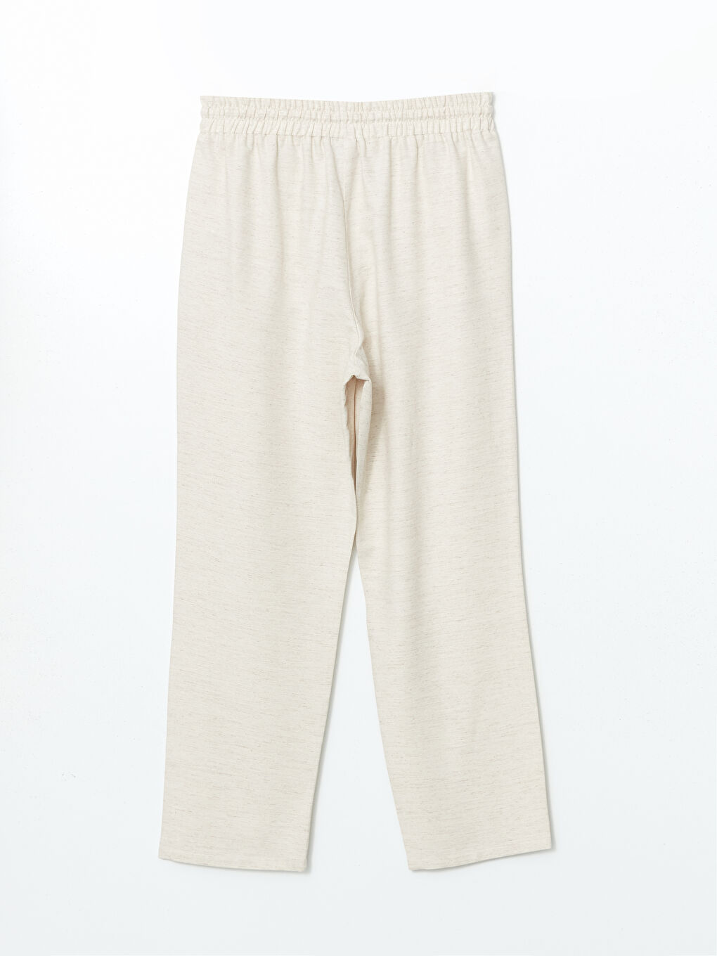 LCW Grace Ženske pantalone od mešavine lana sa elastičnim strukom -S5MK38Z8-G8H