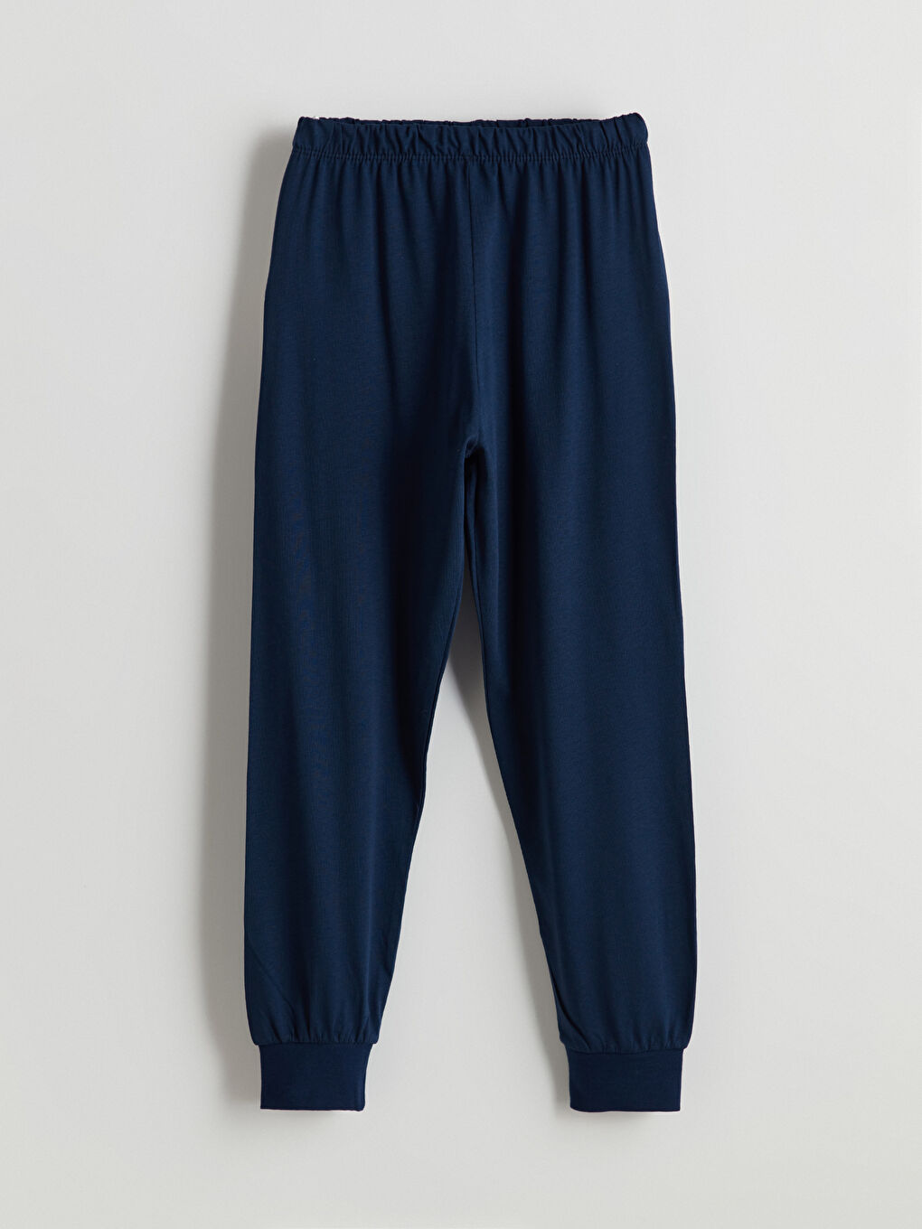 Gri Bisiklet Yaka Erkek Çocuk Pijama Takımı-3