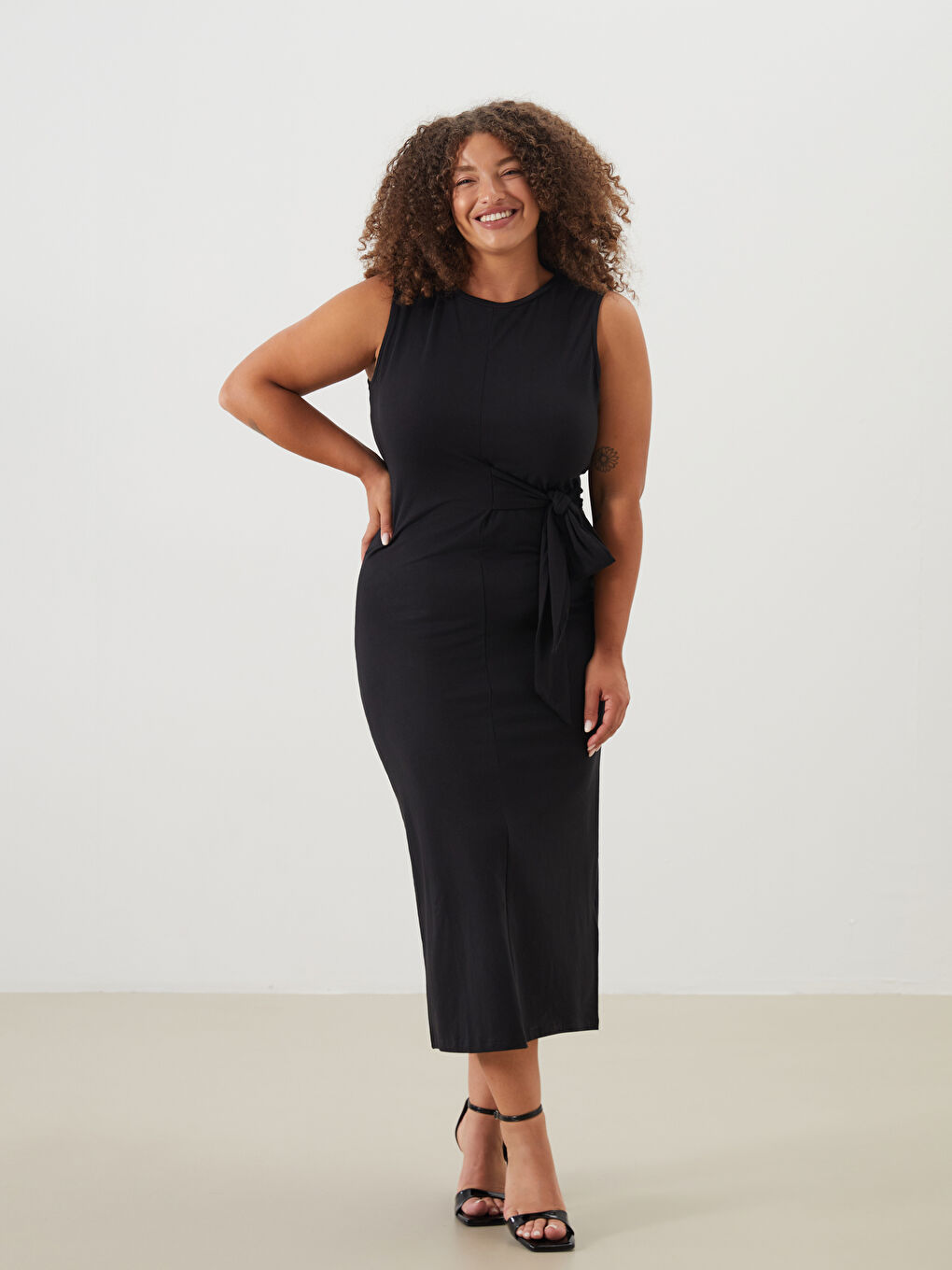 Crew Neck Women's Dress -S5MK95Z8-CVL