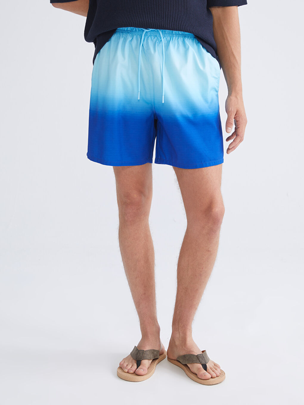 LCW SWIMWEAR شورت سباحة منقوش رجال -S5ML07Z8-LSJ