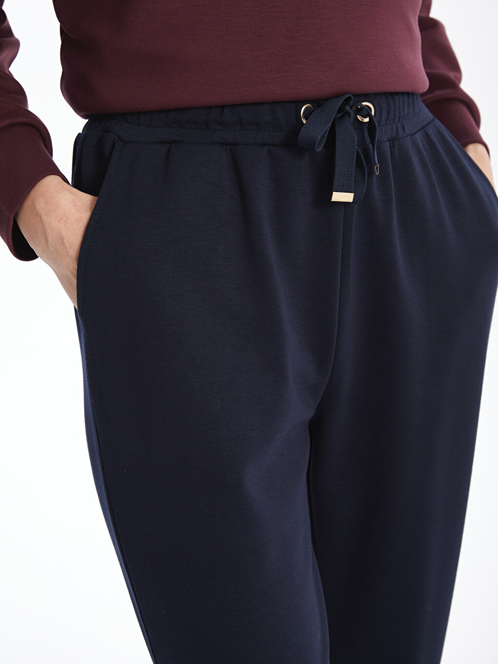 بنطلون رياضي للسيدات بخصر مرن-2