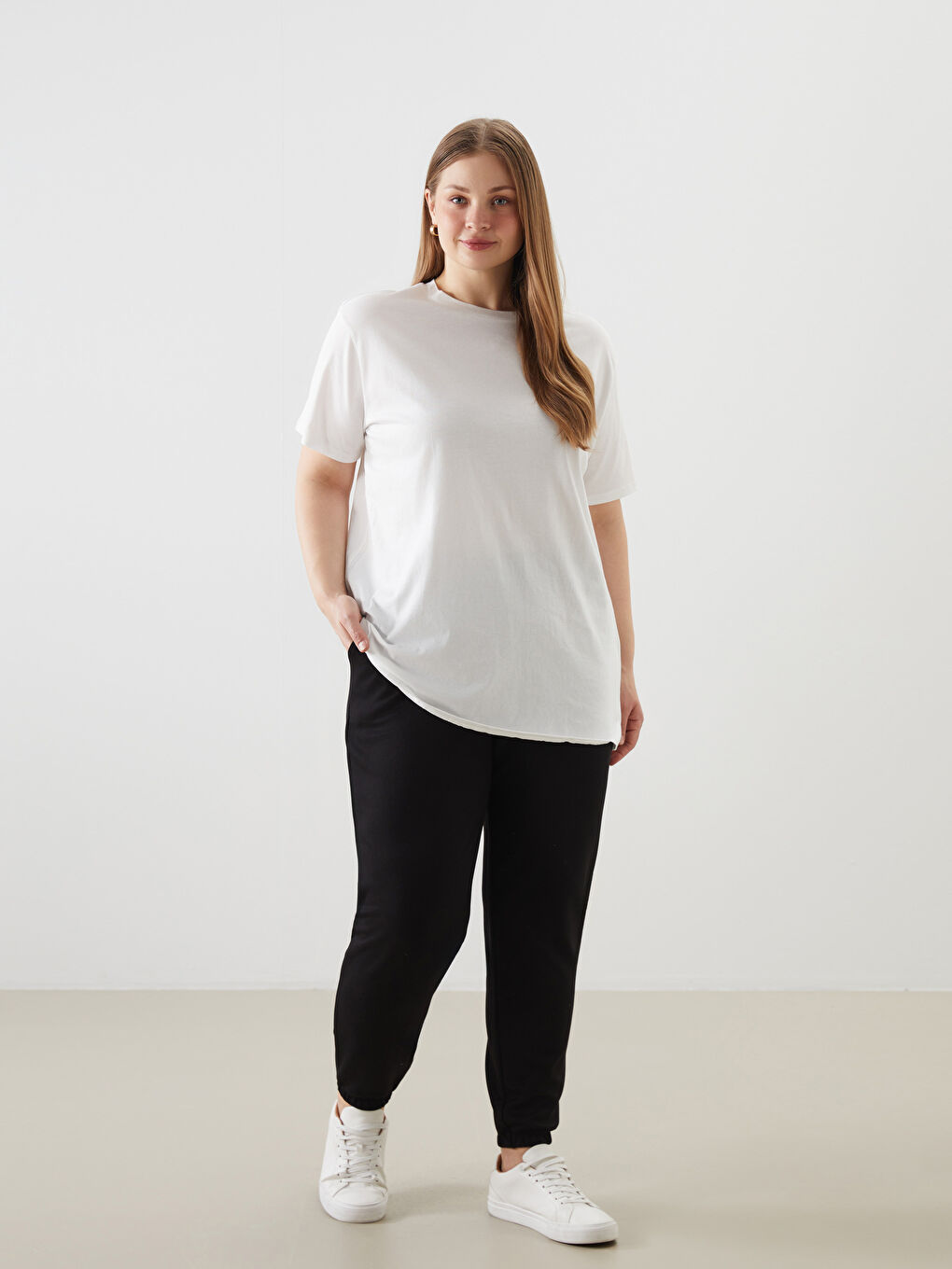 Elasticated Waist Women's Jogger Sweatpants-2