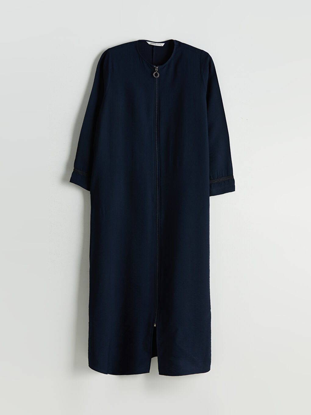 Crew Neck Linen Look Women'S Coat -S5ML30Z8-HPN