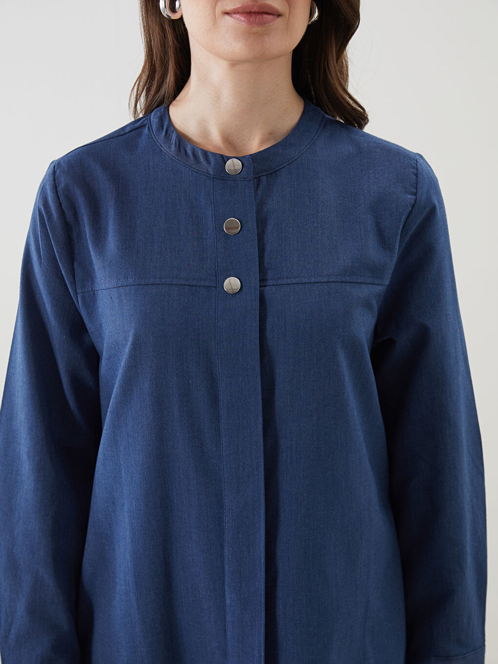 İndigo Bisiklet Yaka Ferace-2