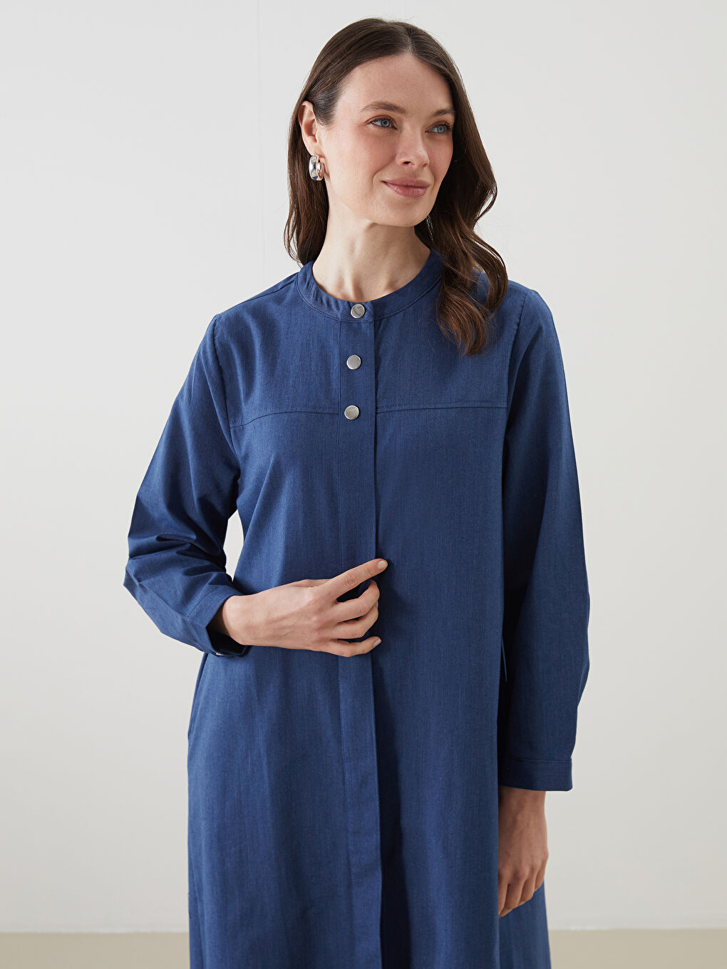 İndigo Bisiklet Yaka Ferace-1