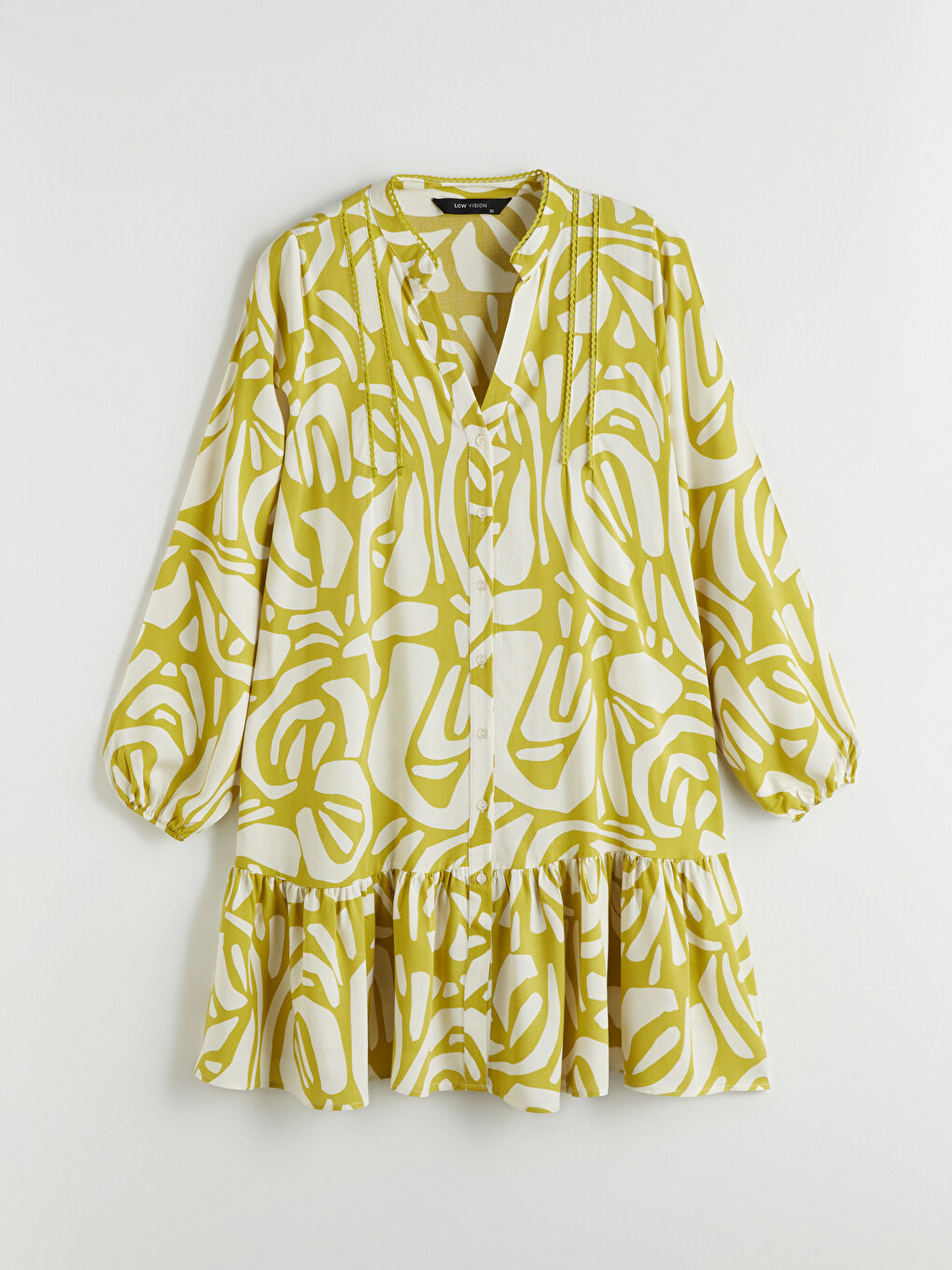 Woman GREEN Shirt Dress -S5ML64Z8-LRR