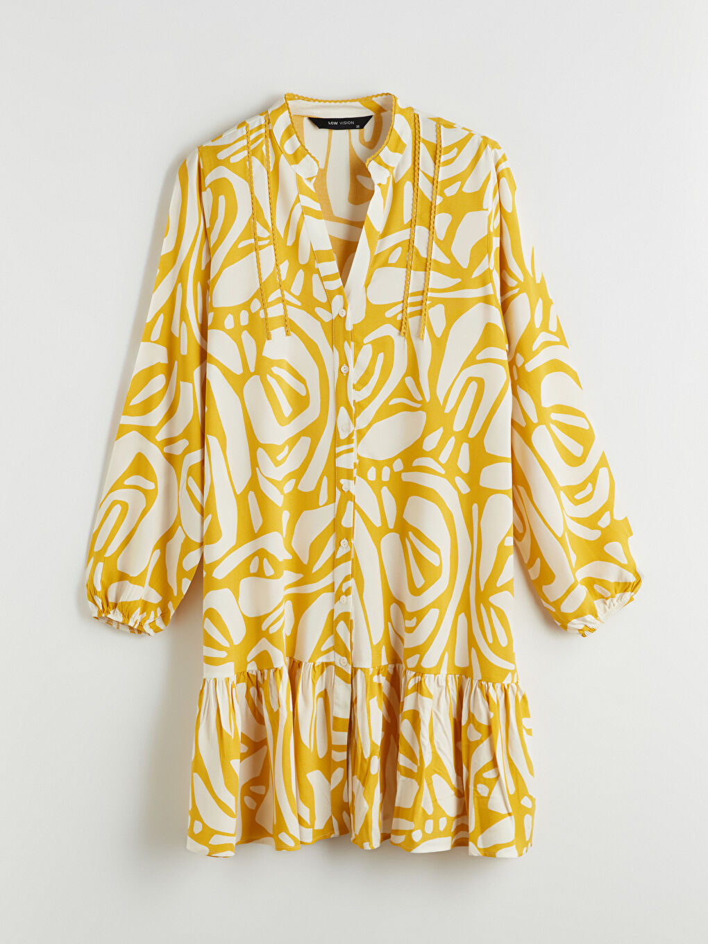 Woman YELLOW Shirt Dress -S5ML64Z8-LUG