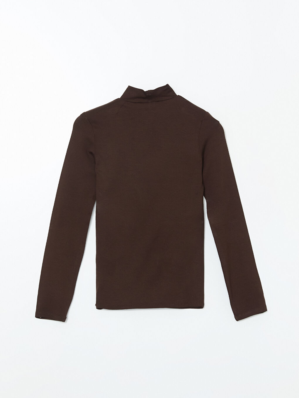 Kahverengi Dik Yaka Kadın Body-5