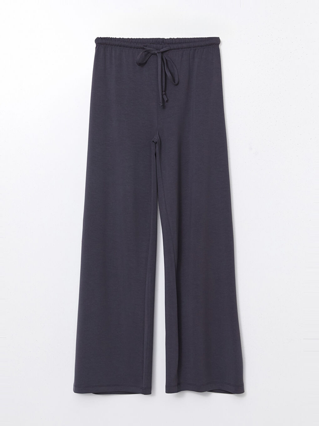 Antrasit Beli Lastikli Kadın Eşofman Altı-4