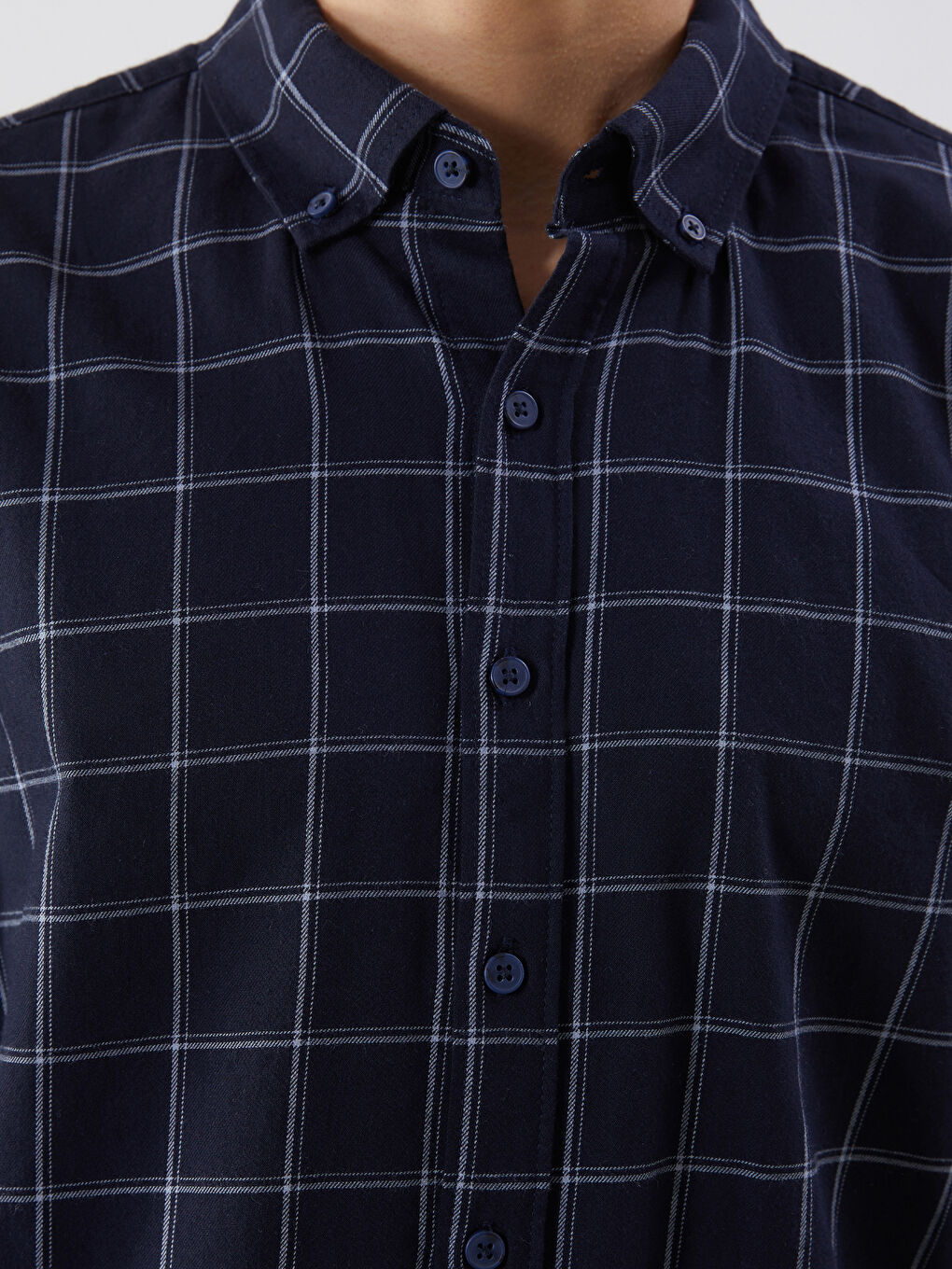 Regular Fit Long Sleeve Plaid Men's Lumberjack Shirt -S5MM15Z8-LN6