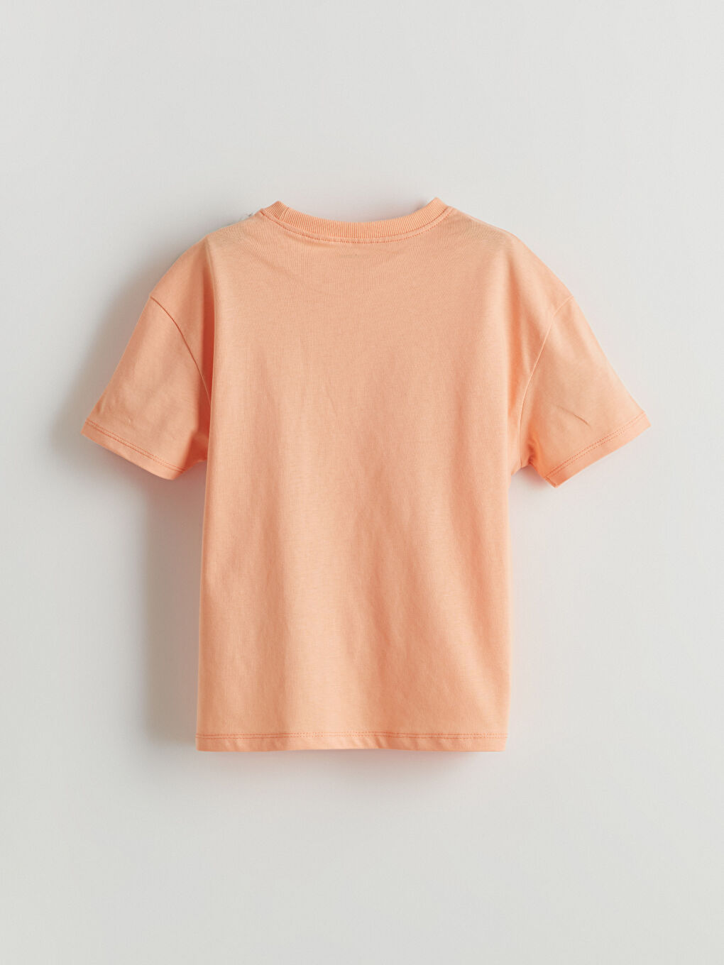 Turuncu Basic Kısa Kollu Erkek Çocuk Tişört-2