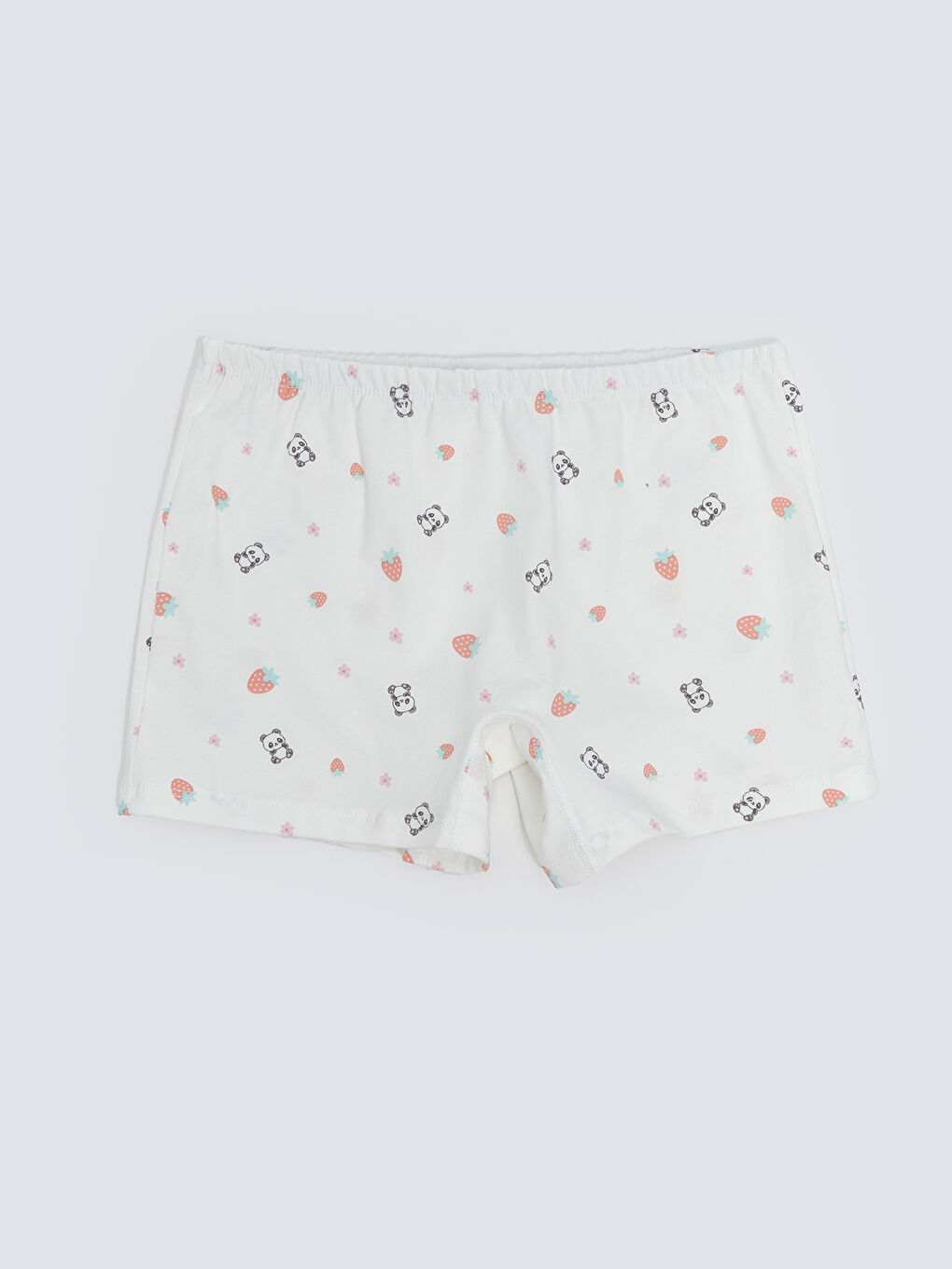 Ekru Kız Çocuk Boxer
