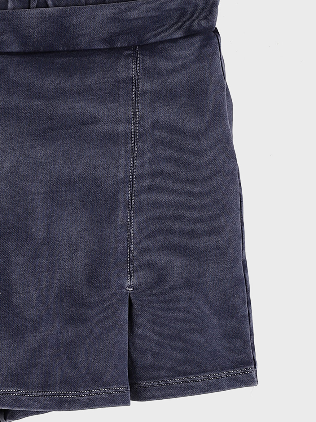 Basic Girl Short Skirt With Elastic Waist-3