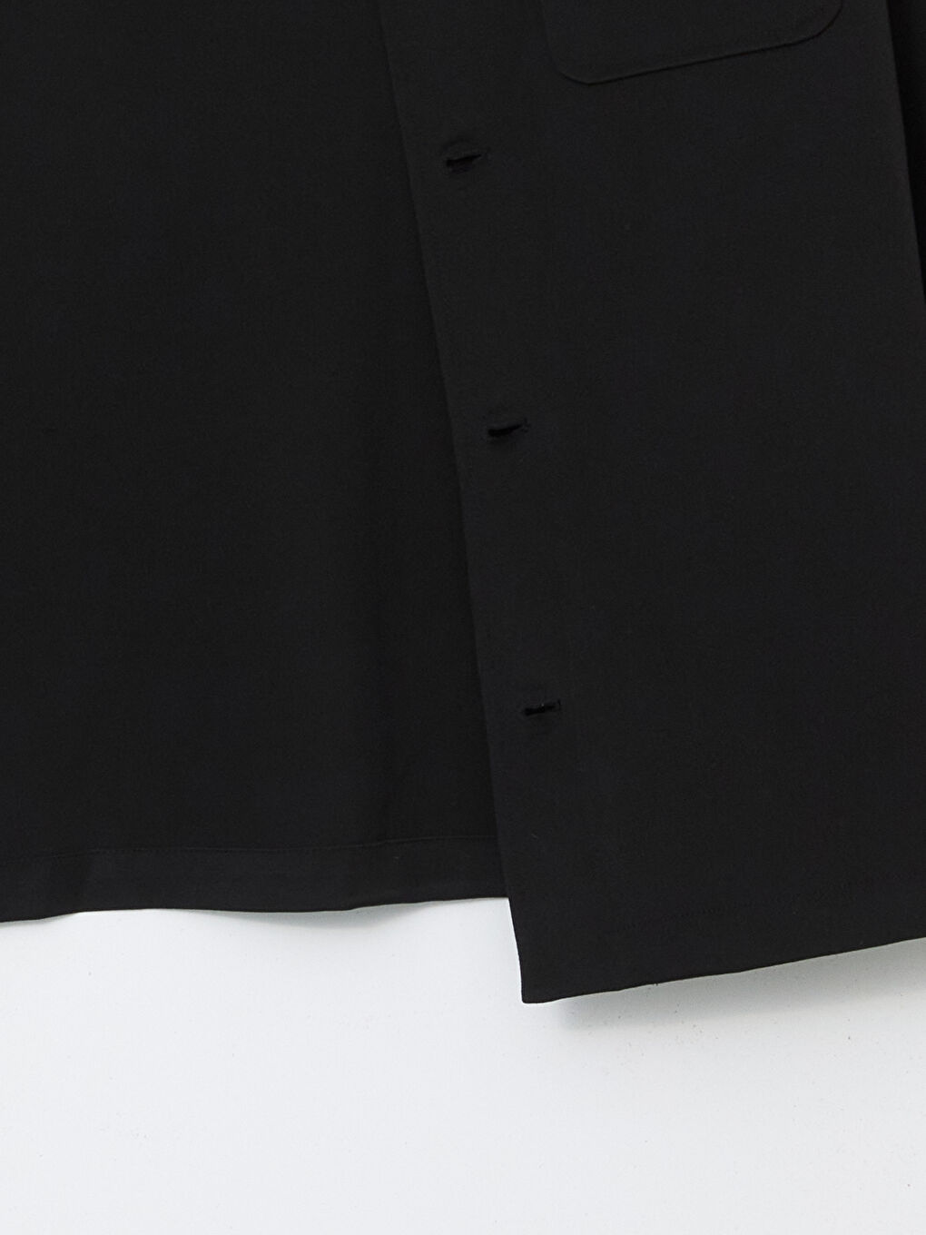 Siyah Standart Kalıp Erkek Blazer Ceket-5