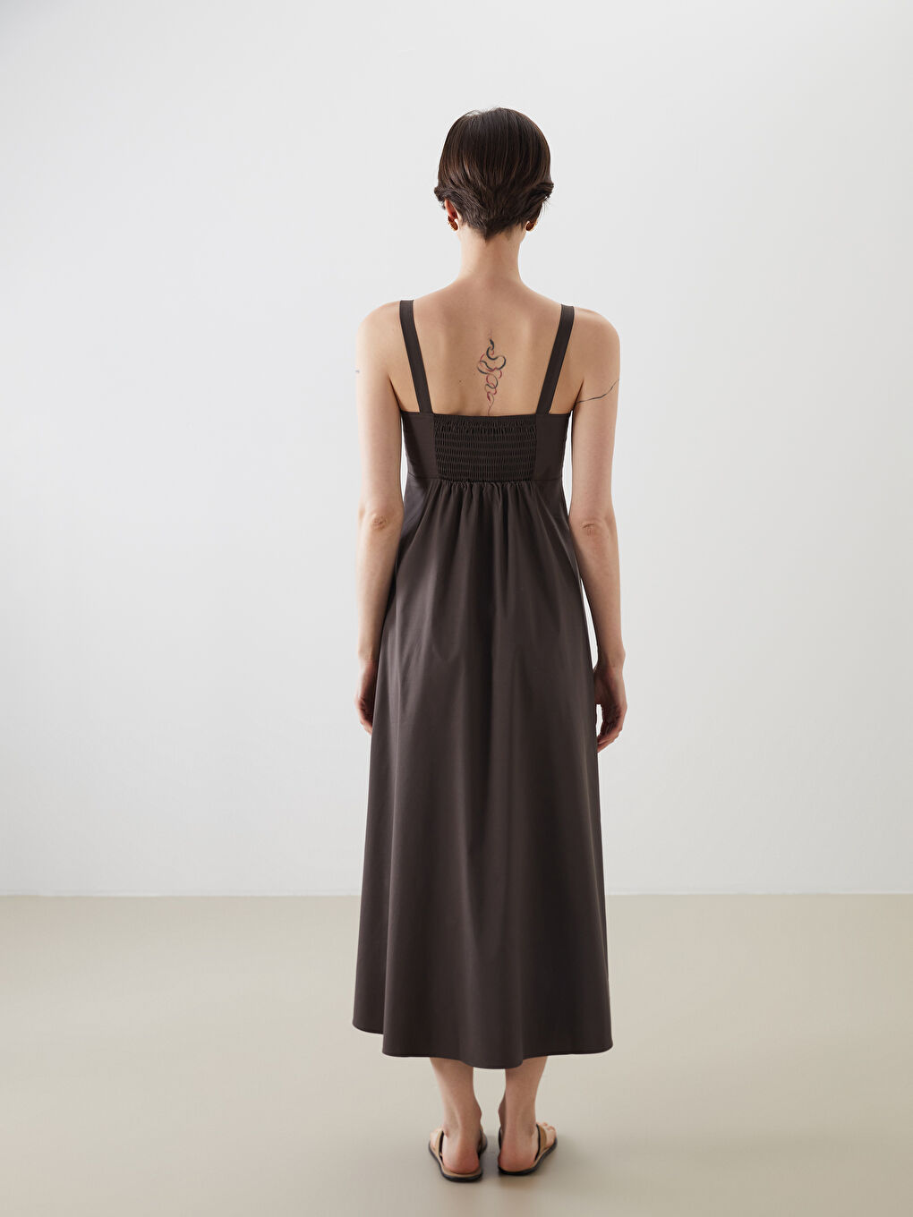 Woman BROWN Dress -S5MM93Z8-HDS