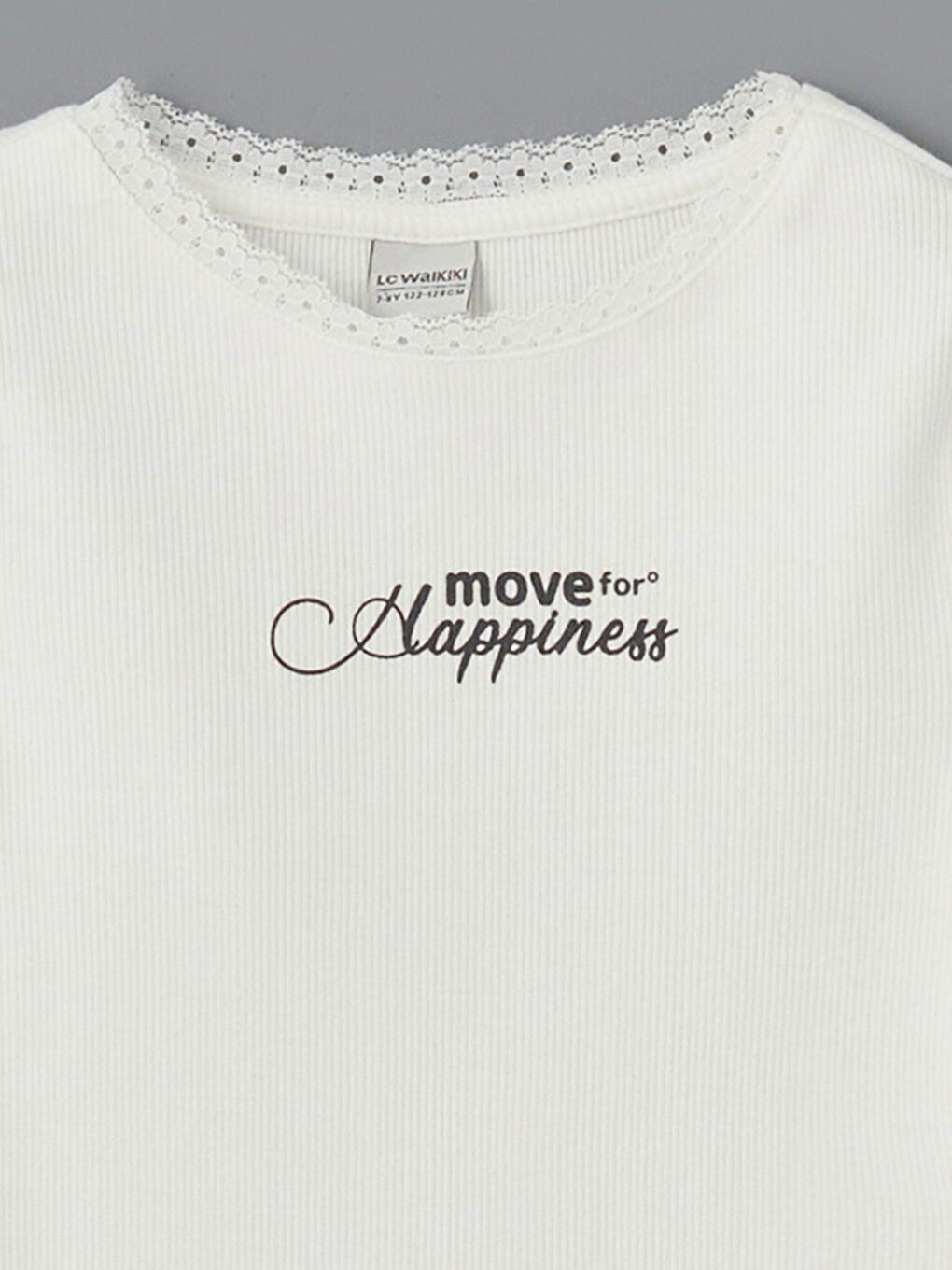 Crew Neck Girl's T-Shirt -S5MN07Z4-R9J