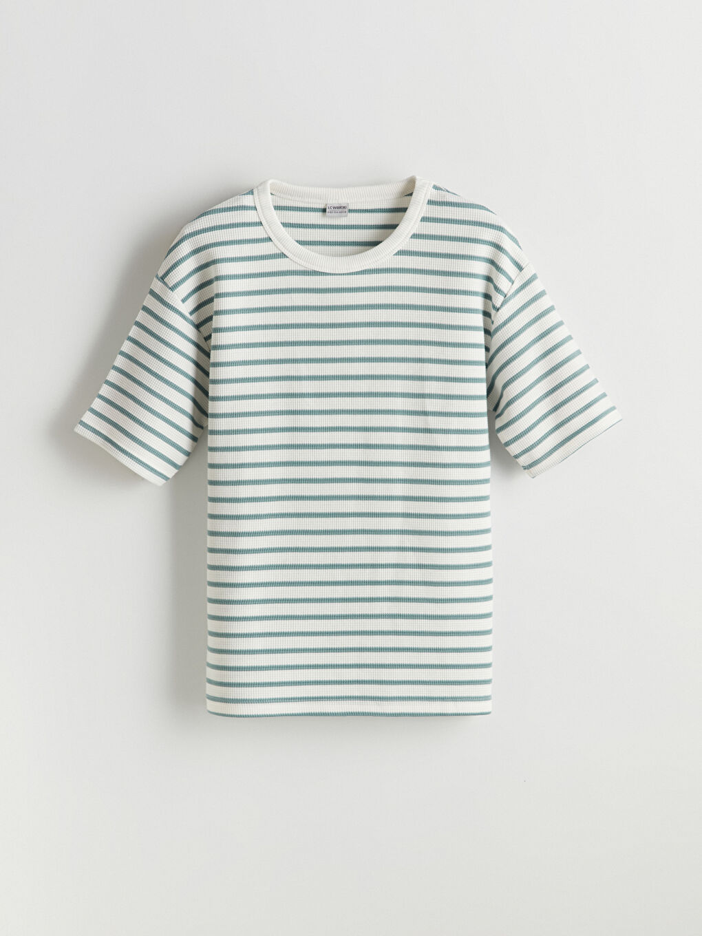 Mavi Bisiklet Yaka Erkek Çocuk Tişört