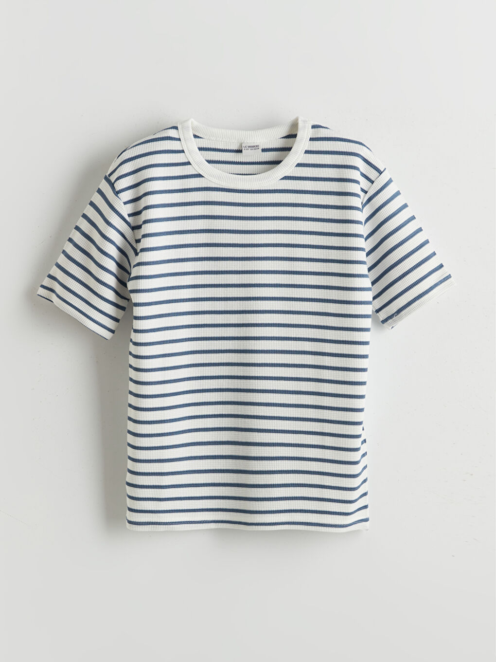 İndigo Bisiklet Yaka Erkek Çocuk Tişört