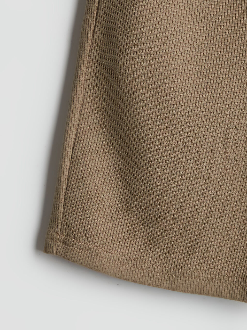 Haki Beli Lastikli Erkek Çocuk Şort-1