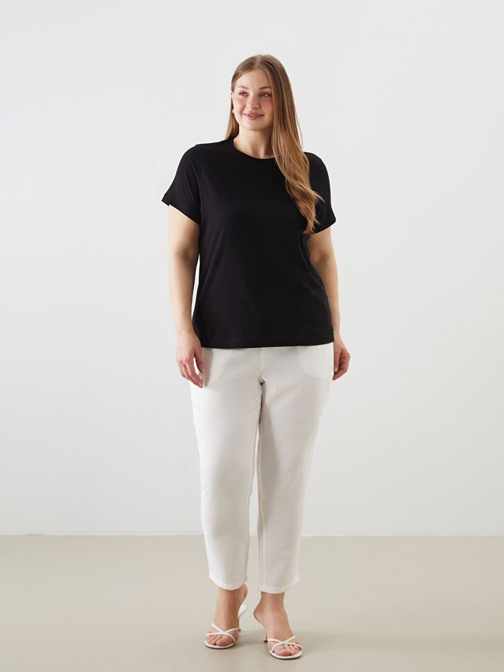 Crew Neck Women's T-Shirt-2
