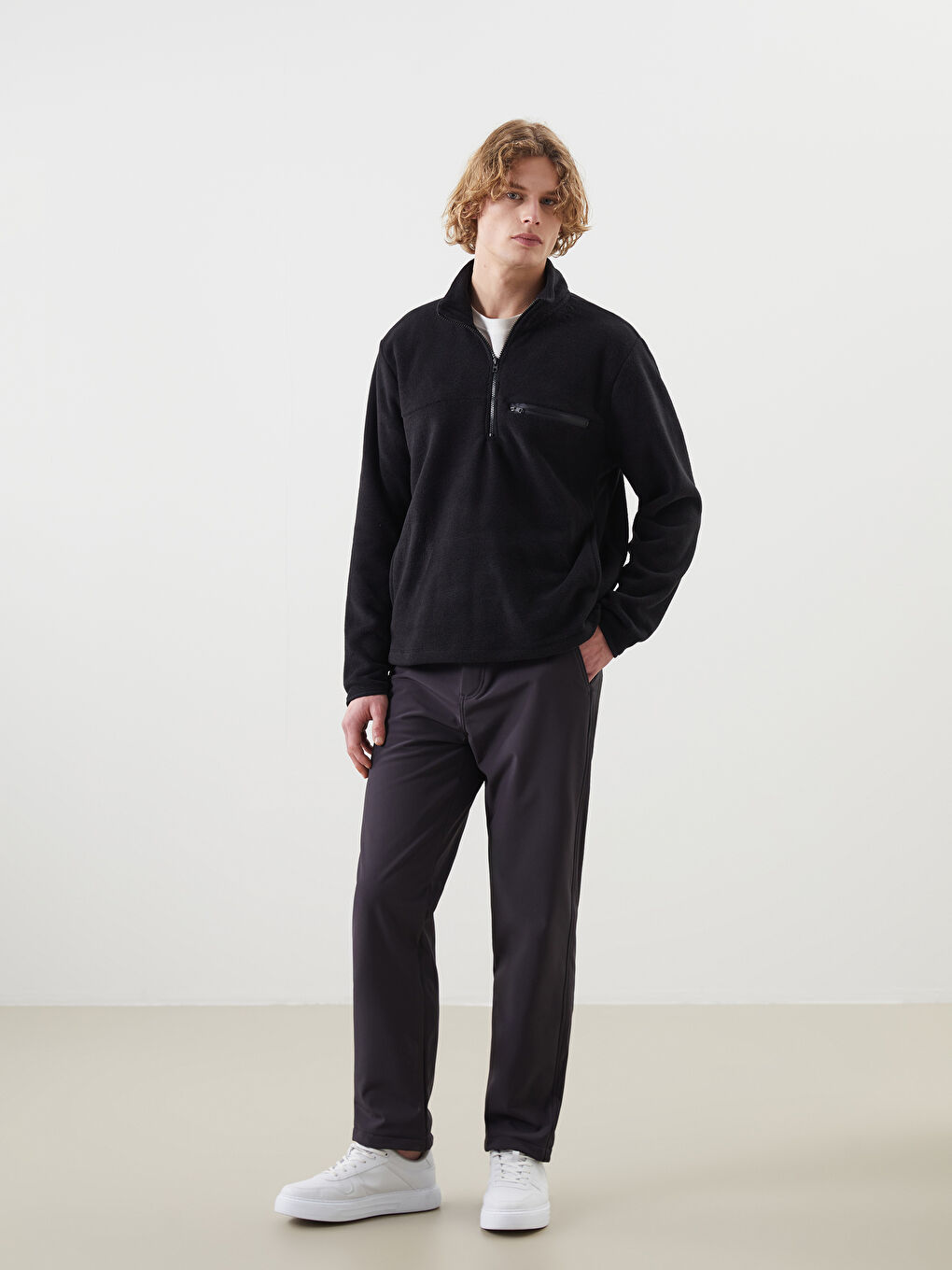 XSIDE Relaxed Fit Twill Men's Trousers -S5MN20Z8-SEH