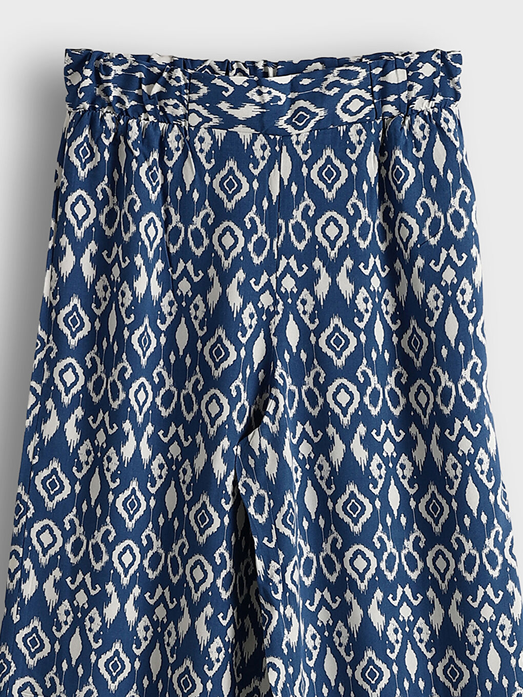 Elasticated Waist Patterned Women's Trousers -S5MN31Z8-LQQ