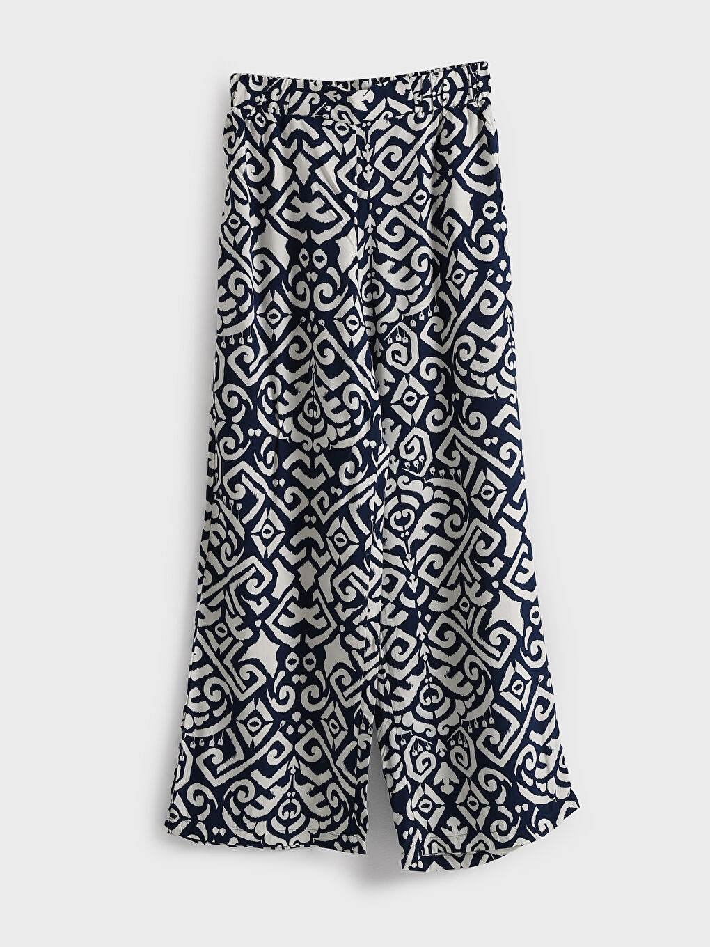 Elasticated Waist Patterned Women's Trousers -S5MN31Z8-LQR
