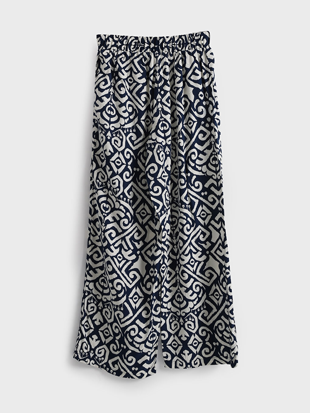Elasticated Waist Patterned Women's Trousers -S5MN31Z8-LQR
