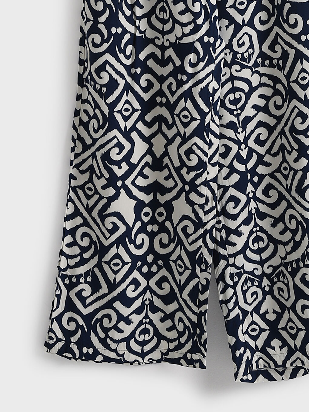 Elasticated Waist Patterned Women's Trousers -S5MN31Z8-LQR