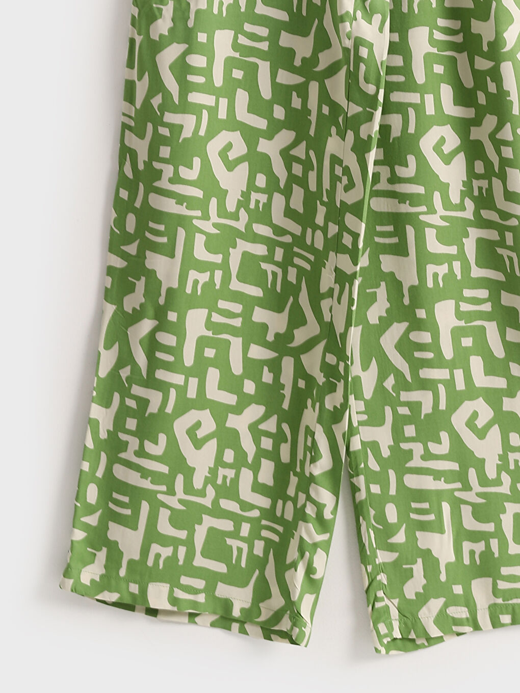 Elasticated Waist Floral Women's Trousers -S5MN31Z8-LRQ