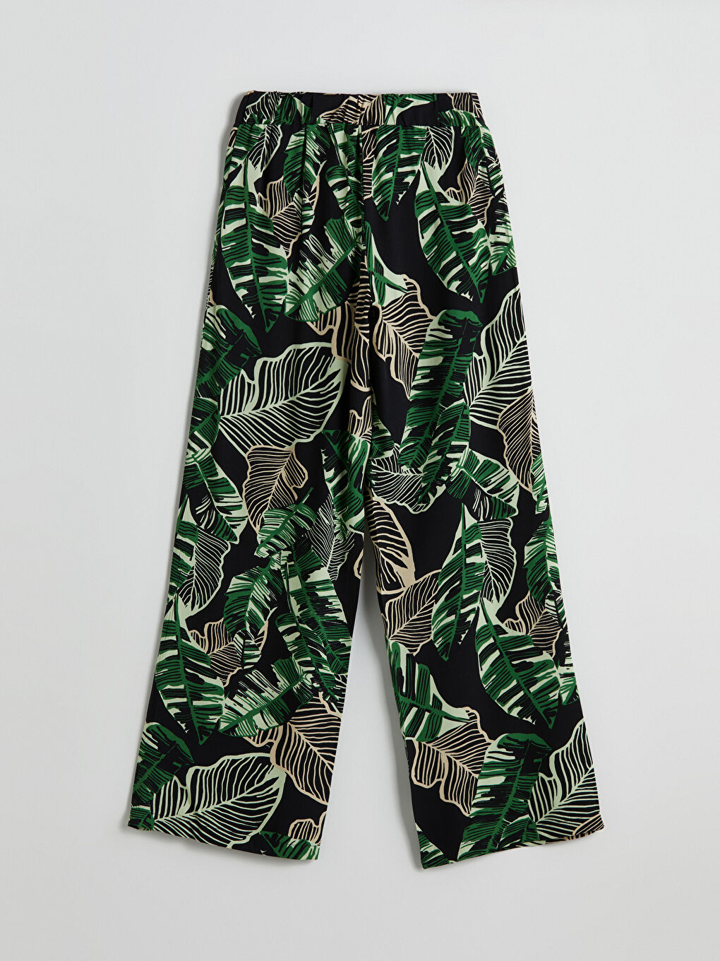 Elasticated Waist Floral Women's Trousers -S5MN31Z8-LSR