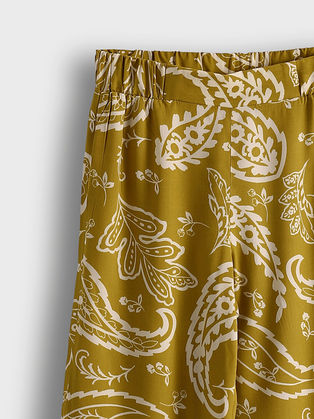 Elasticated Waist Floral Women's Trousers -S5MN31Z8-LUB